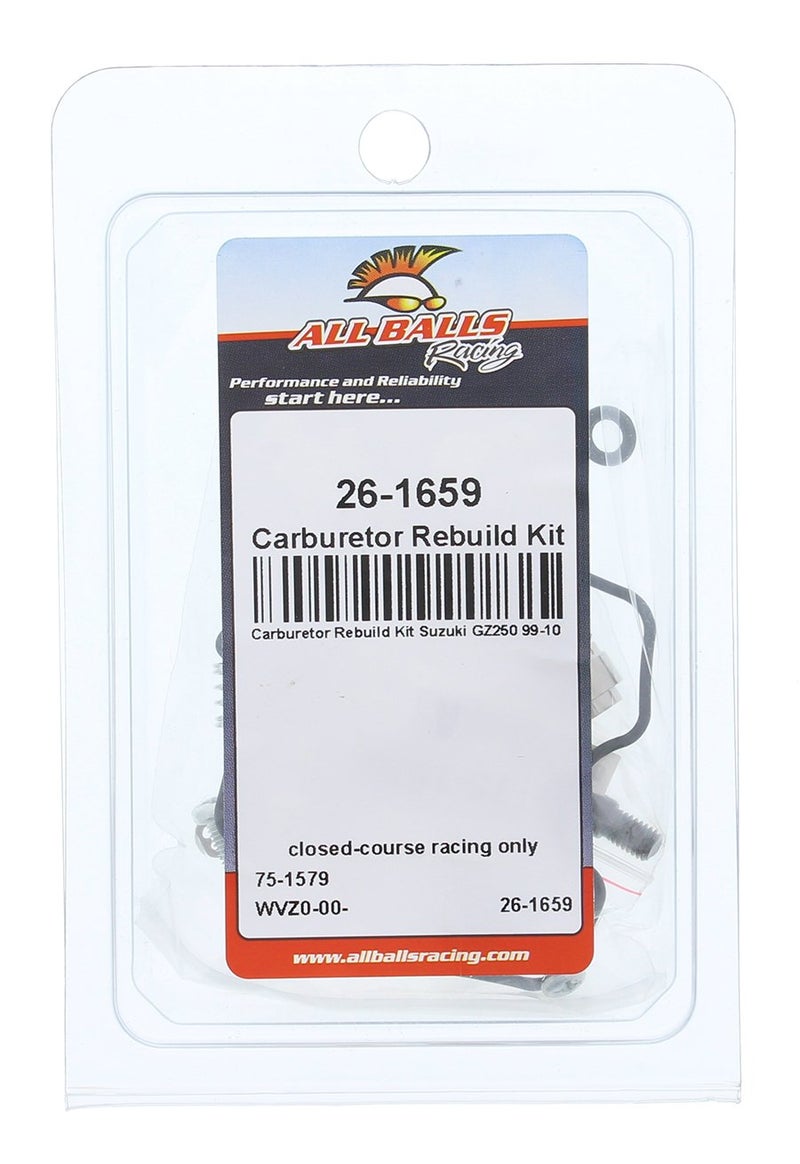 All Balls Racing 26-1659 Carburetor Rebuild Kit Compatible with/Replacement For Suzuki GZ 250 Marauder 1999-2010 - Image 5